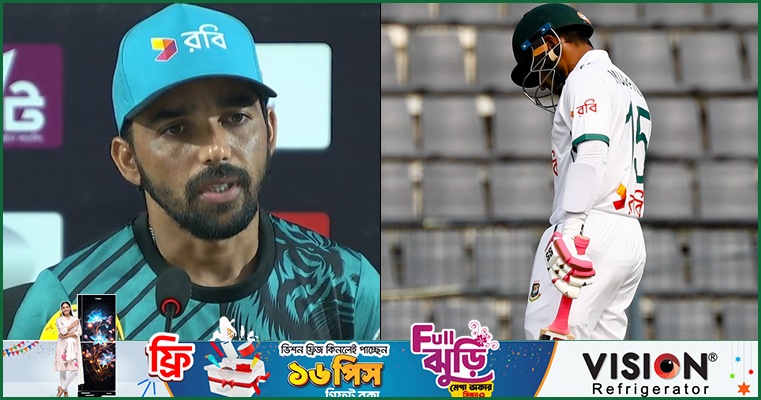 মুশফিককে নিয়ে চিন্তার কিছু দেখছেন না মুমিনুল